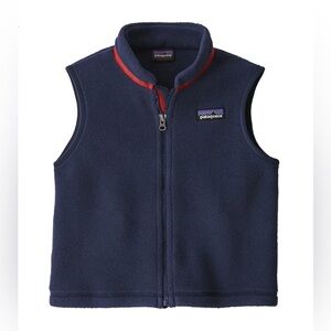 Patagonia Navy Blue Baby Synchilla Vest size 12-18 Months